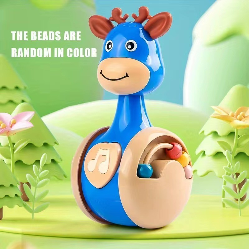 Roly Poly Baby Toys 6 to 12 Months, Tumbler Wobbler Toys for Infant Boy Girl*