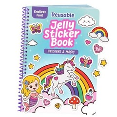 Unicorn Sticker Book – 50 Reusable Stickers for Girls – Unicorns and Magic