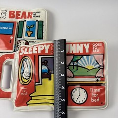RARE Vintage Johnson & Johnson 1980s Baby Books Vinyl Plastic Bath Nostalgia