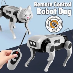 Remote Control Robot Dog DIY Assembly Science Educational Toy Gift for Boy Girls