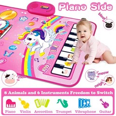 Toys for 1 Year Old Girl Gifts: Baby Music Mat Toddler Toys Age 1-2 – 3 in 1 …