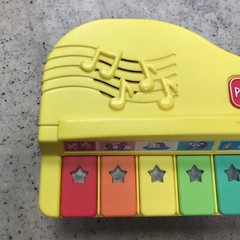 Playskool Piano Listen and Learn Interactive Musical Play Light Up Vintage 1995