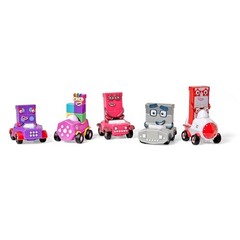 Numberblocks Numberblocks Miniature Car Figure Set 6-10 Character Cars 5-Piece