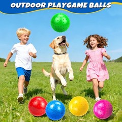 20Pcs Bouncy Balls for Kids Toddlers, 9 Inch Sensory Balls Spiky Massage Stre…