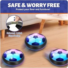 2 Pack Hover Soccer Ball Toys Gifts for 5, 6,7, 8-12 Year Old Boys, 2 Packs