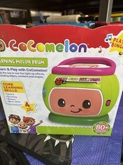 CoComelon Learning Drum with Lights and Sounds, Toys for Kids Ages 18 Months Up