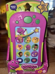 Fisher-Price Barney’s World Hey Barney Phone Toy, 60+ Songs & Phrases, Ages 2+