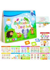 Montessori Busy Book for Toddlers 3+ Kindergarten PreK Preschool Learning Gift