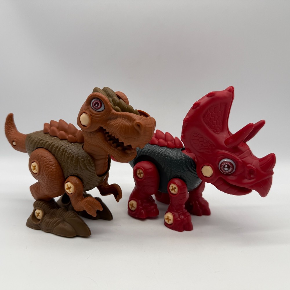 Stem Dinosaur Take Apart Dinosaur Toy Learning Educational Triceratops & T-Rex