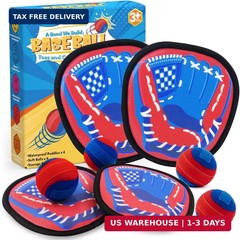 Toss and Catch Game Ball Set Toddler Toys for 3 4 5 6 7 8 Year Old Boys Girls, E