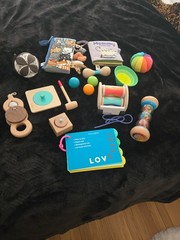 Lovevery Mixed Lot Wooden Montessori Baby Toddler Toy Bundle