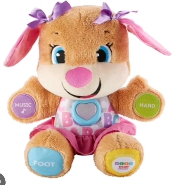 FISHER-PRICE Laugh & Learn Smart Stages Sis Learning Plush Stuffed Animal Toy