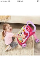VTech Sit-to-Stand Learning Walker (Frustration Free Packaging), Pink