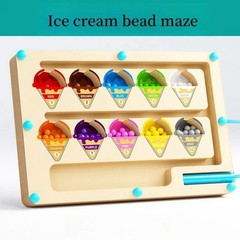 Montessori Wooden Color Sorting Toy Fine Motor Skills Educational Toddler Learni