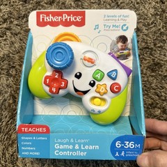 Fisher-Price Laugh & Learn Game & Learn Controller Lights & Sound, Shapes 6-36m