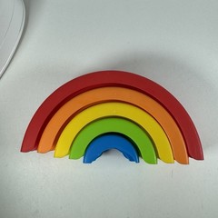 Play Right Rainbow Stacking Toy Steam Numbers Colors Learning Educational Motor