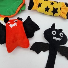 Teytoy My First Halloween Plush Pumpkin Set 5Pcs Stuffed Toy W/All Stuffys 8″