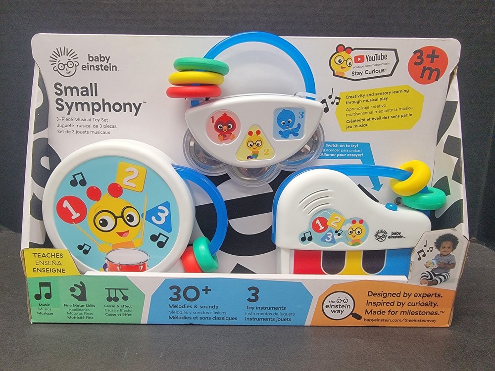 Baby Einstein Small Symphony 3-Piece Musical Toy Instrument Set – Brand New