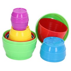 10pcs Kids Nesting Stacking Cups Brain Training Educational Interactive Stac