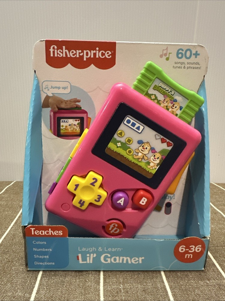 Fisher-Price Laugh Learn Lil’ Gamer Pink (6-36M) Toddler/Baby Interactive Toy