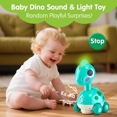 Baby Toys 12-18 Months – Touch & Go Musical Light Tummy