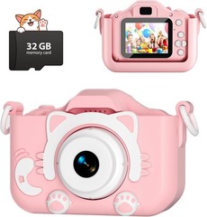 Kids Camera Toys for 3 4 5 6 7 8 9 10 Year Old Boys/Girls, Kids Digital XMAS