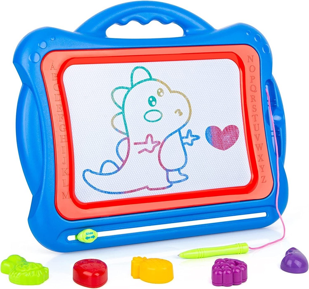Magnetic Drawing Board Toys for 1-2 Year Old Girls, Large Erasable Sketch Pad
