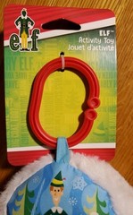 ELF Baby Activity Toy Clip On Crinkle & Rattle Sounds Age 0+ Christmas Holiday