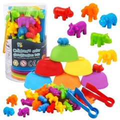 Counting Toys for Kids Animal Matching Game with Sorting Bowls Preschool