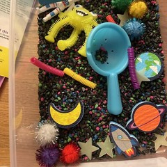 Outer Space Sensory Bin Creativity For Kids Imaginative Play 3+
