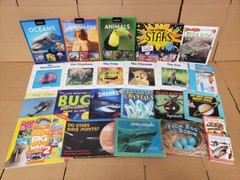 Lot of 25 Science Nature Experiment Animal Educational Learn Kid Child Books MIX