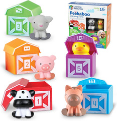 Peekaboo Learning Farm – Farm Animals for Toddlers, Educational Fine Motor Monte