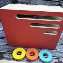 Lovevery Count and Slide Ring Chute Geo Puzzle The Realist Play Kit Montessori