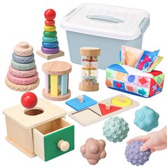 Montessori Toys for Babies 6-12 Months,1 Year Old,8 in 1 Learning Educational…