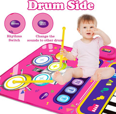 Toys for 1 Year Old Girl Gifts: Baby Piano Mat Toddler Toys Age 1-2 – 2 in 1 Pia