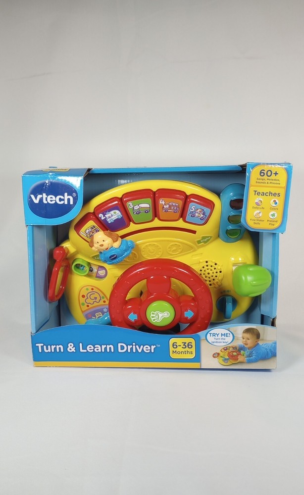 Vtech Turn & Learn Driver Baby Toddler Learning Toy 6-36 M