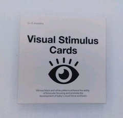 Visual Stimulus Cards For Baby Black & White Image Card Set