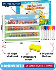 Preschool Learning Activities Kindergarten Workbooks, Toddler Busy Book Handwrit