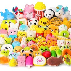 Squeeze Stress Relief Toys Pack – 70Pcs Simulation Bread
