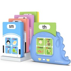 Phonics Talking Flash Cards for Toddlers 3-8, Airbition Learn to Read in 20 S…