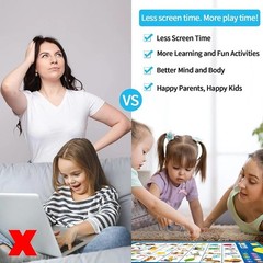 Talking Alphabet Wall Chart Kids Educational Toy ABC 123 Music Learning