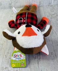 Spark Create Imagine Holiday Fox 18” Plush Baby Toy – Rattle – Crinkle Ears NWT