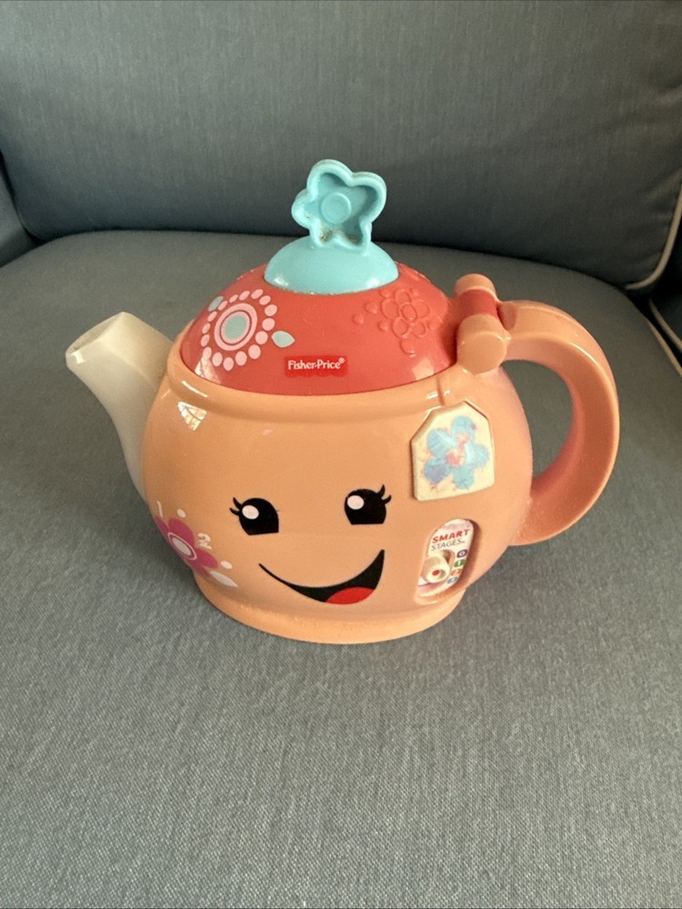 Fisher Price Laugh & Learn Smart Stages Sweet Manners Pink Teapot Musical Works