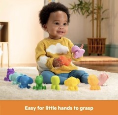 Bright Starts Block and Buddies Holiday Baby Toy Gift Set – 18pc