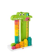 Fisher Price Adding Alligator Preschool Educational Toy with Stacking Blocks-NEW