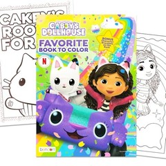 Gabby’s Dollhouse Coloring and Activity Book Set – 32 Cartoon Coloring Pages,