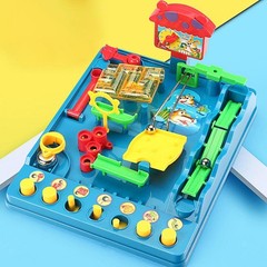 Puzzle Maze Tabletop Board Game Motor Skills Sensory Toy for Kids Adult