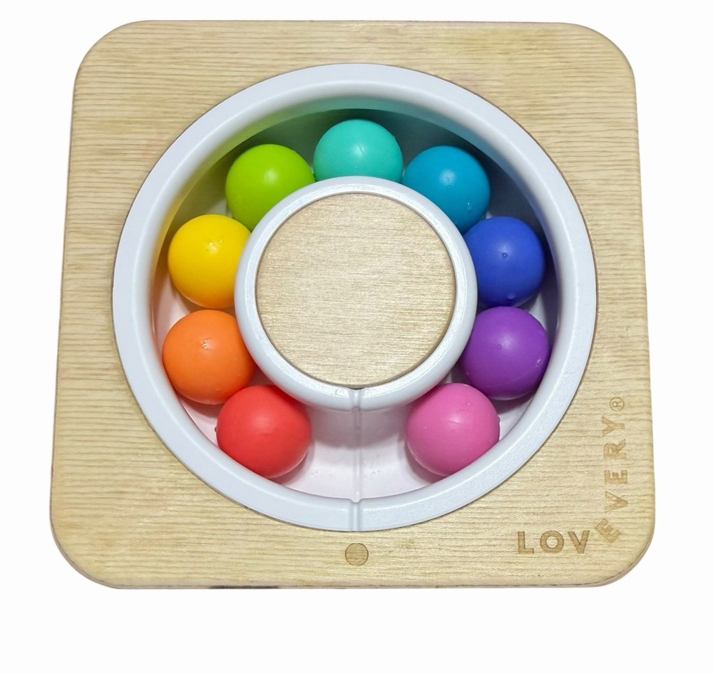 Lovevery Toys Calming Circle From Persister Play Kit Wood Rainbow Sensory Breath
