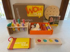 Wonder Garden Box Wooden Blocks Developmental Educational Baby Toy Months 13-15