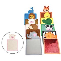 10x Animal Shape Sensory Mat Interactive Learning Toy Portable Polyester Kids
